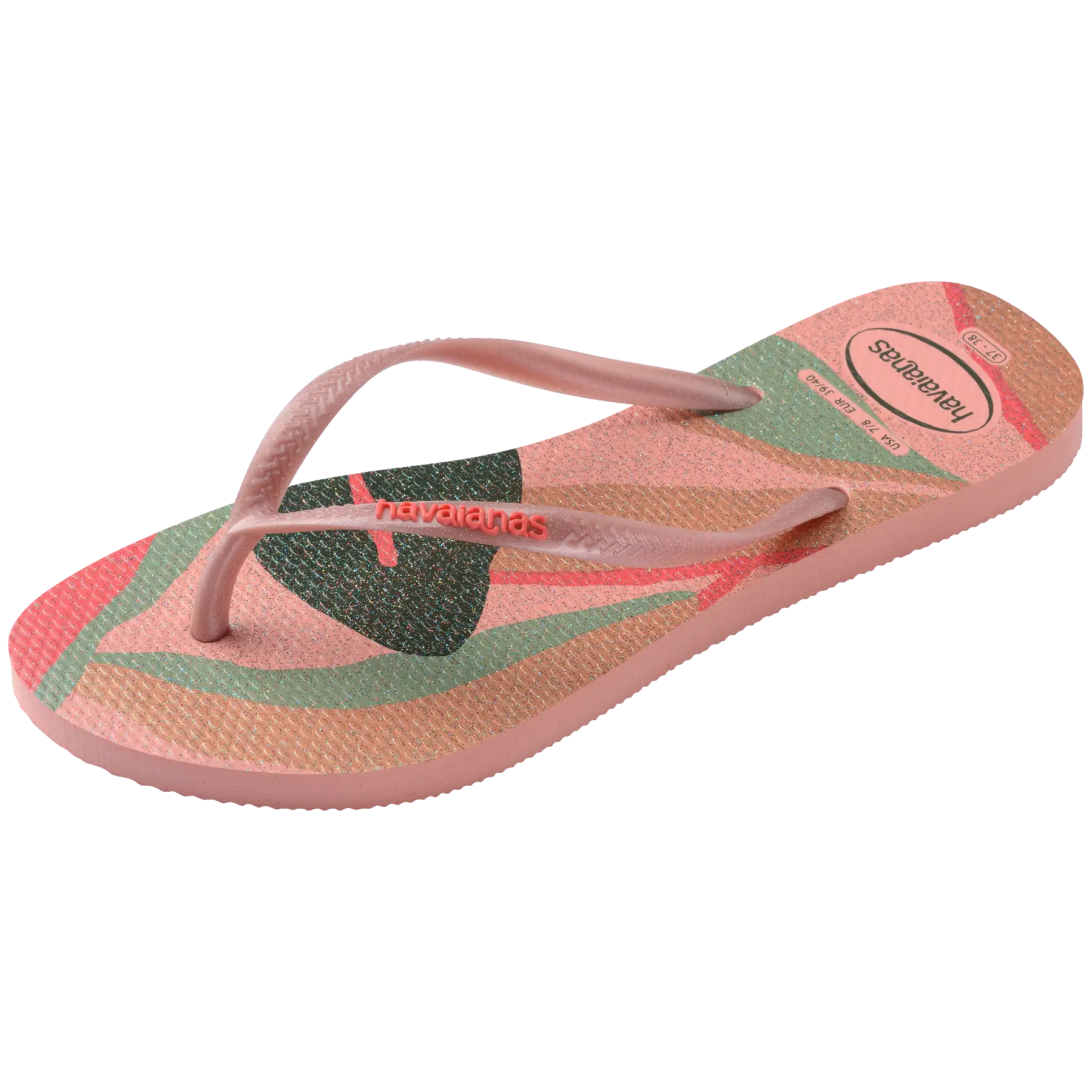Women's Slim Palette Glow Flip Flops - Image 6