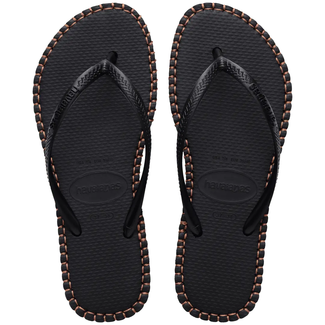 Women's Flatform Loop Slim Flip Flops - Image 5