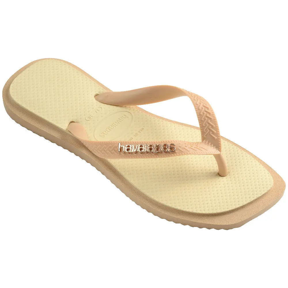 Women's Top Square Fusion Flip Flops - Image 3