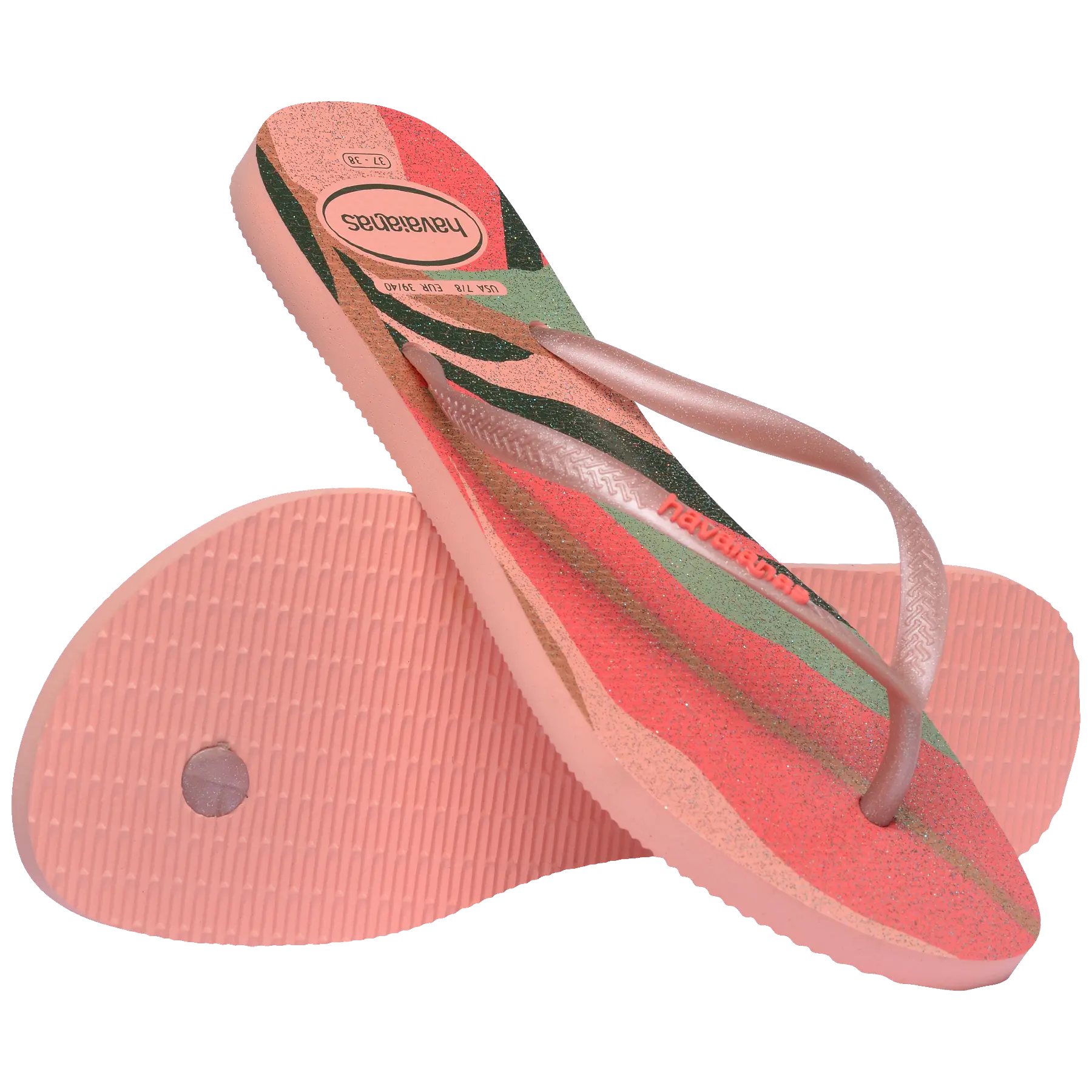 Women's Slim Palette Glow Flip Flops - Image 2